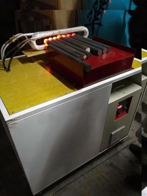 China Forno de forjamento por indução de cabeça de parafuso Forno de aquecimento por indução de média frequência à venda