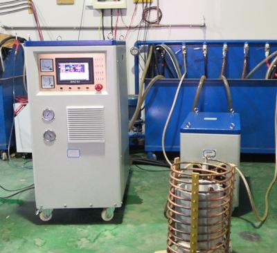 China 120KW Digital Water Cooled Induction Heating Machine  For Forging Alum Rotor Heating for sale