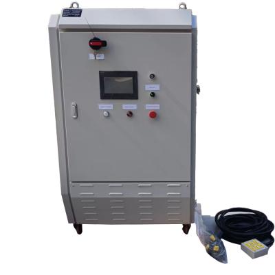 Chine équipement de traitement thermique d'induction de préchauffage de machine de 100KW PWHT pour la douille d'axe de tuyaux à vendre