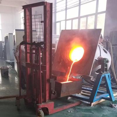 China 300KGS Bronze Brass Induction Melting Furnace 200KW Iron Melting Induction Furnace for sale