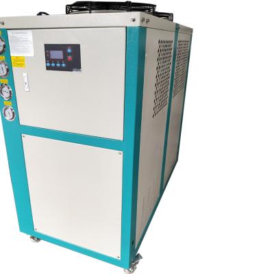 China R407C Kältemittel 10 PS Luftgekühlter Wasserkühler Luftgekühlter Industriekühler zu verkaufen