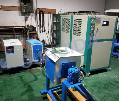 China 35W equipamento da fornalha de derretimento da indução refrigerar de ar da C.A. 340V-480V à venda