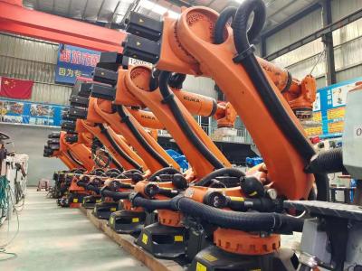 China KUKA Used Robotic Arm KR210 C4 Control Cabinet Handling Stacking Loading Stamping Carving for sale