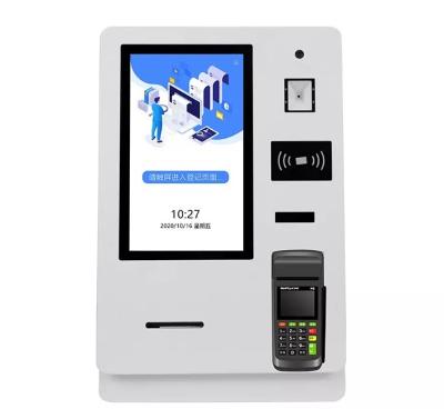 China 15.6 Inch Automatic Smart hotel check in kiosk With Card Dispenser Passport Scanner for sale