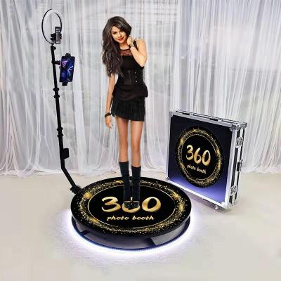 China Party Wedding 360 Photo Booth , Automatic Spinning Ipad 360 Photobooth Machine for sale
