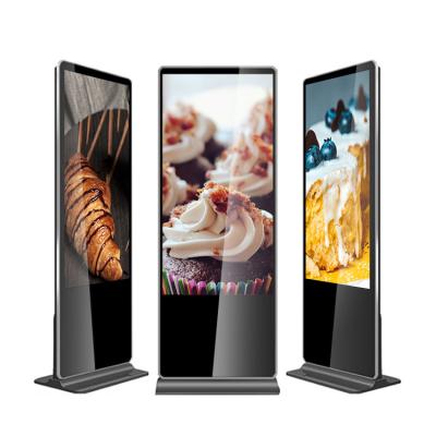 China 43Inch Floor Standing LCD Advertising Display Vertical Digital Signage Totem for sale