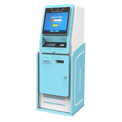 China Piso que coloca la compra del cajero automático de la pantalla táctil de la máquina del cajero automático de BTC y vender con software en venta