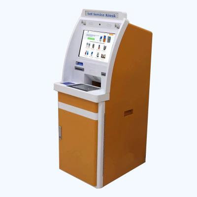 China HUNGHUI Self Service Printing Machine With Cash Payment Kiosk 19 Inch for sale