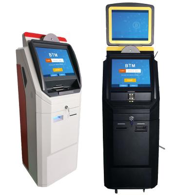 China Capacitive Touchscreen Bitcoin ATM Cash Kiosk Machine With Cash Deposit / Dispenser for sale