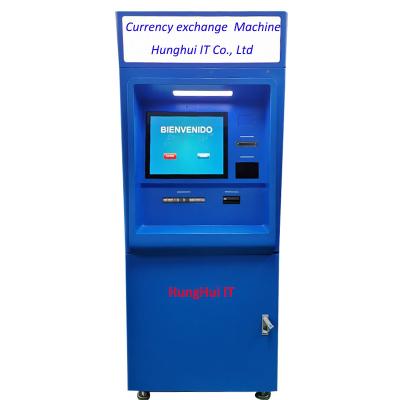 China Automatic Currency Exchange Atm Machine Linux OS Money Converter Machine for sale