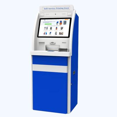 China A4 Document Laser Printing Bank ATM Machine Interactive Terminal for sale