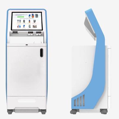 China Anti Dust Report Printing Hospital Self Service Kiosk System With A4 Laser Printer for sale