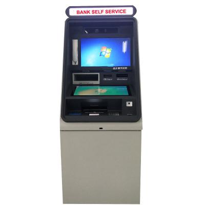 China Multifunction Bank ATM Machine kiosk  17inch With Cash Dispenser for sale