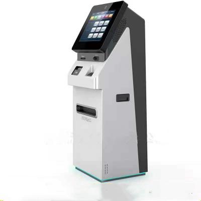 China 17inch Hospital Self Service Check In Kiosk Ticketing System With Cash Deposit for sale