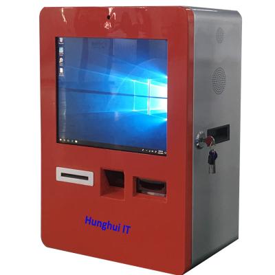 China LCD Wall Mounted Kiosk Machine One Way Bitcoin Atm With RFID Reader for sale