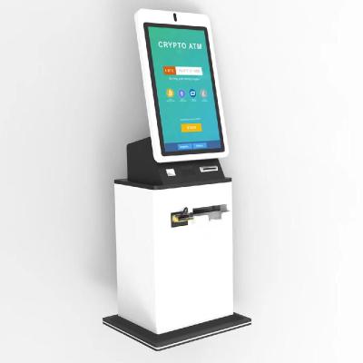 China cajero automático Bill Payment Kiosk Floorstanding de Bitcoin del servicio del uno mismo de Hunghui 21.5inch en venta