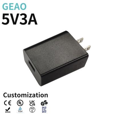China 15W 5V 3A High Speed USB Wall Charger For Home Office Use Wall Outlet Charger for sale