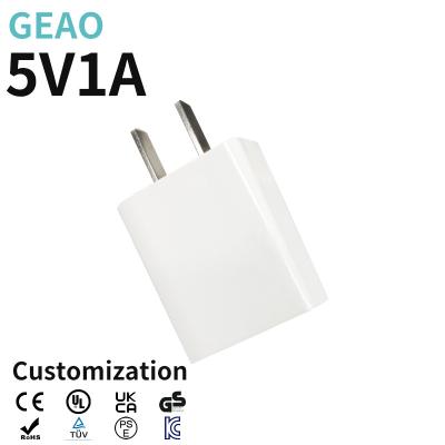 China 5V 1A USB Wall Charger For Cell Phone IP20 Protection Grade RoHS for sale
