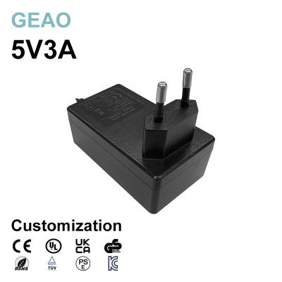 China 5v 3a Ac Dc Wall Mount Adapter Wide Voltage Range For Nail Lamp for sale