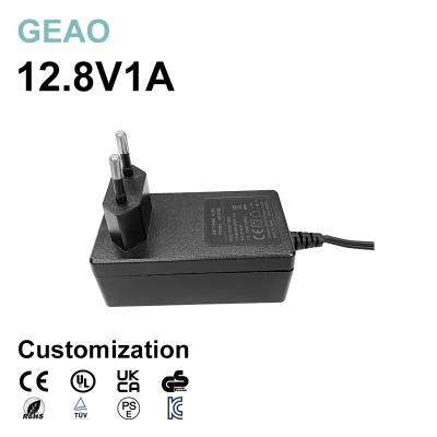 China 1A 12.8V 10W Wall Mount Power Adapters Terminal Block / DC Plug / DC Jack for sale