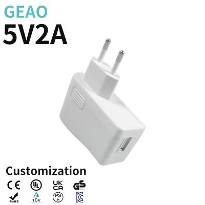 China 5V 2A USB Wall Charger ABS PC Material Usb C Wall Plug Charger Adapter for sale