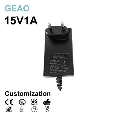 China 15V1A Wall Mounted Power Adapter For High Quality  DVD Laptop Cigarette Socket Foot Massager for sale