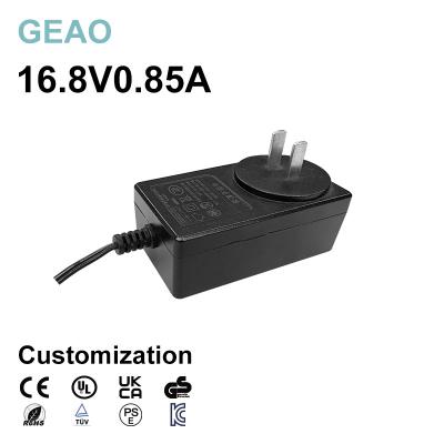 China 16.8V0.85A Wall Mounted Power Adapter For Amazon Thermal Print Router Tablet CCTV for sale
