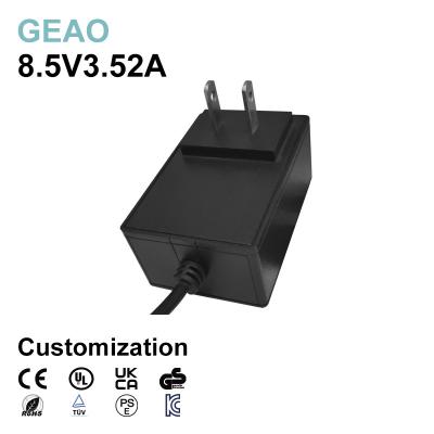 China 8.5V 3.52A Wall Mounted Power Adapters For Switch Scooter Pos Machine Android Tv Box for sale