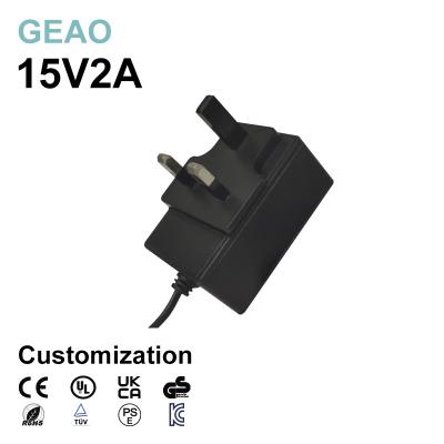 Chine 15V 2A Wall Mounted Power Adapters For Notebook Pure Water Machine Sewing Machine Led à vendre