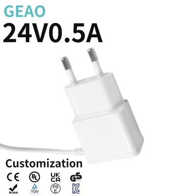 China 24V 0.5A Wall Mount Power Adapters For Power Over Ethernet Scooter for sale