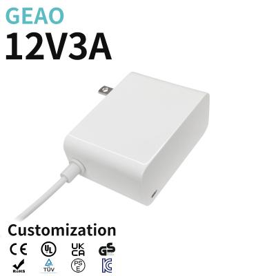 China Adaptador de alimentación de 12V 3A para detector de humo Conjunto de caja superior Lg LCD Monitor Hoverboard Segway en venta