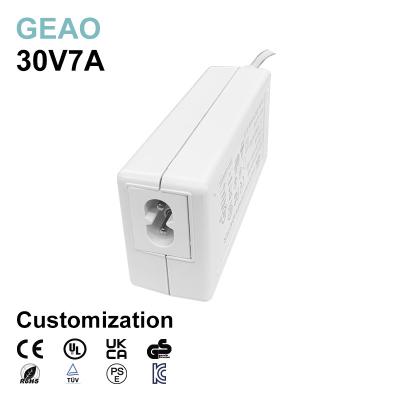China Adaptador de alimentación de escritorio de 30V 7A para máquina de espuma digital amplificador de energía mundial lámpara de uñas Ps4 en venta