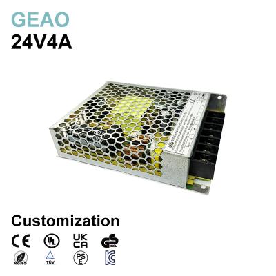 China 4A 24V SMPS 100w DC Switching Power Supply IP20 Protection Grade for sale
