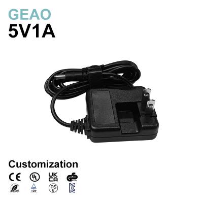China 5V 1A Wall Mount Power Adapters For Network Switch Grinding Machine Monitoring Adapter for sale