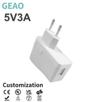 China 5V 3A Smartphones USB Wall Charger With Overload Protection Features for sale