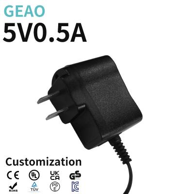China 5V 0.5A Wall Mount Power Adapters Commercial for Universal Power Supply Adapter Commercial for sale