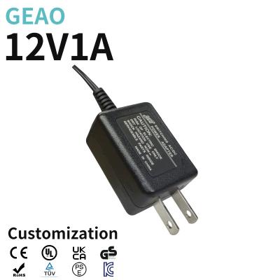China 12V 1A Wall Mount Power Adapters Supply High Temperature Resitance for sale