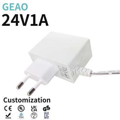 China 24V 1A Wall Mount Power Adapters Fast Charging For Water Pump / Wifi for sale