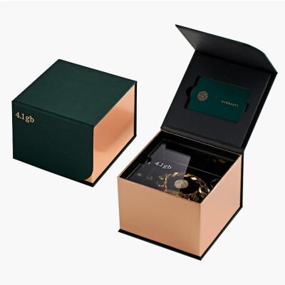 China Magnetic Closure Luxury Jewelry Box Custom Logo Eco Friendly Packaging for sale