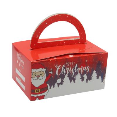 China Varnishing Luxury Paper Bag Box , Embossing Christmas Gift Boxes Packaging for sale
