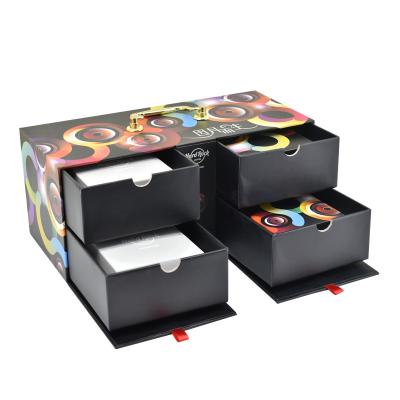 中国 Small Thin Slider Drawer Type Gift Packaging Boxes Luxury Square Rigid Cardboard 販売のため
