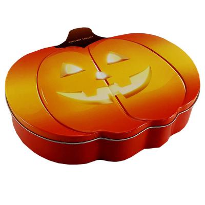 Chine Chocolat de Halloween formé par potiron Tin Box Multipurpose Antirust For à vendre