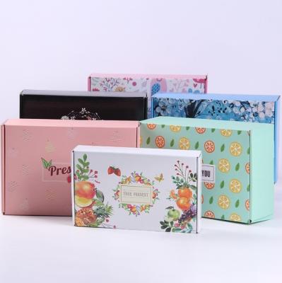 China Ultraportable Mailer Paper Box Cosmetic Packaging Thickened Collapsible for sale