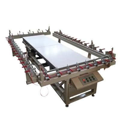 China Customized Pre Press Equipment High Tension Chain Wheel Screen Stretching Machine for sale
