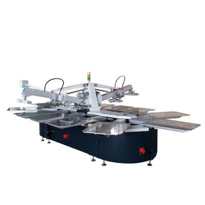 China SGS Multicolor Oval Automatic Screen Printing Machine Garment Shops Flash Dryer for sale