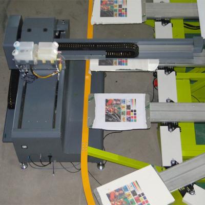 China Oval Multicolor Digital Flat Screen Printing Machine For Garment Printing Velvet Process for sale