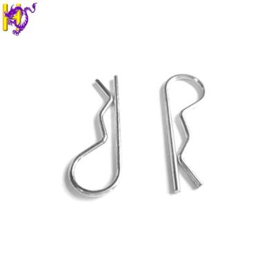 中国 亜鉛Rは形ワイヤー形態のばねの金属のバネ クリップ ピンに電流を通した 販売のため