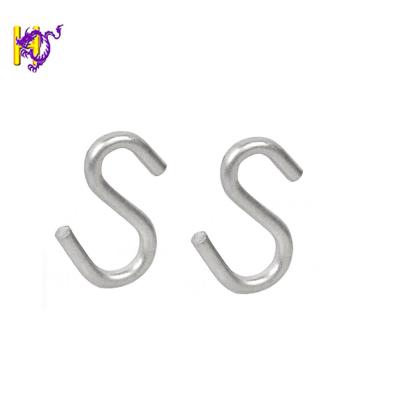 China Electroplating Heavy Duty SS302 Metal S Clips Double Hanging Hook Wire Formed for sale