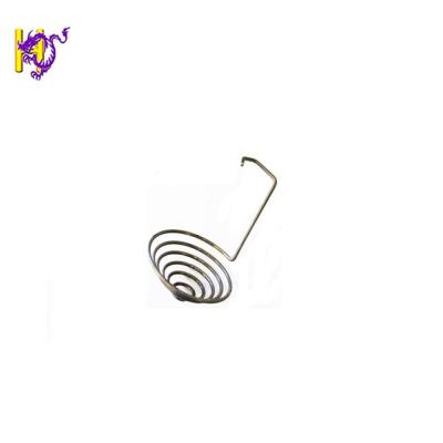 China ODM Nickel Plated Conical C Metal Battery Spring Clip SS301 for sale