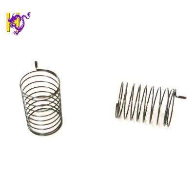 China HeZhi 2mm Metal Conical Helical Touch Button Spring For PCB Switch for sale